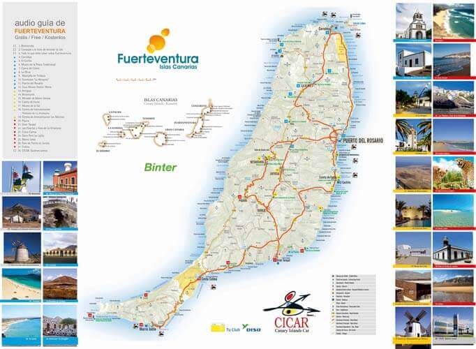Maps of Fuerteventura