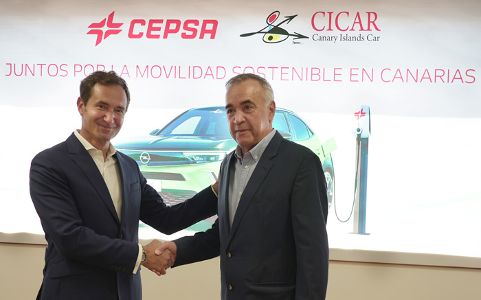 Cepsa y CICAR se alían para impulsar la movilidad eléctrica en Canarias.