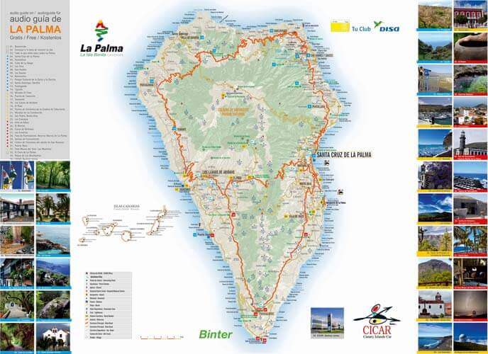 Maps of La Palma