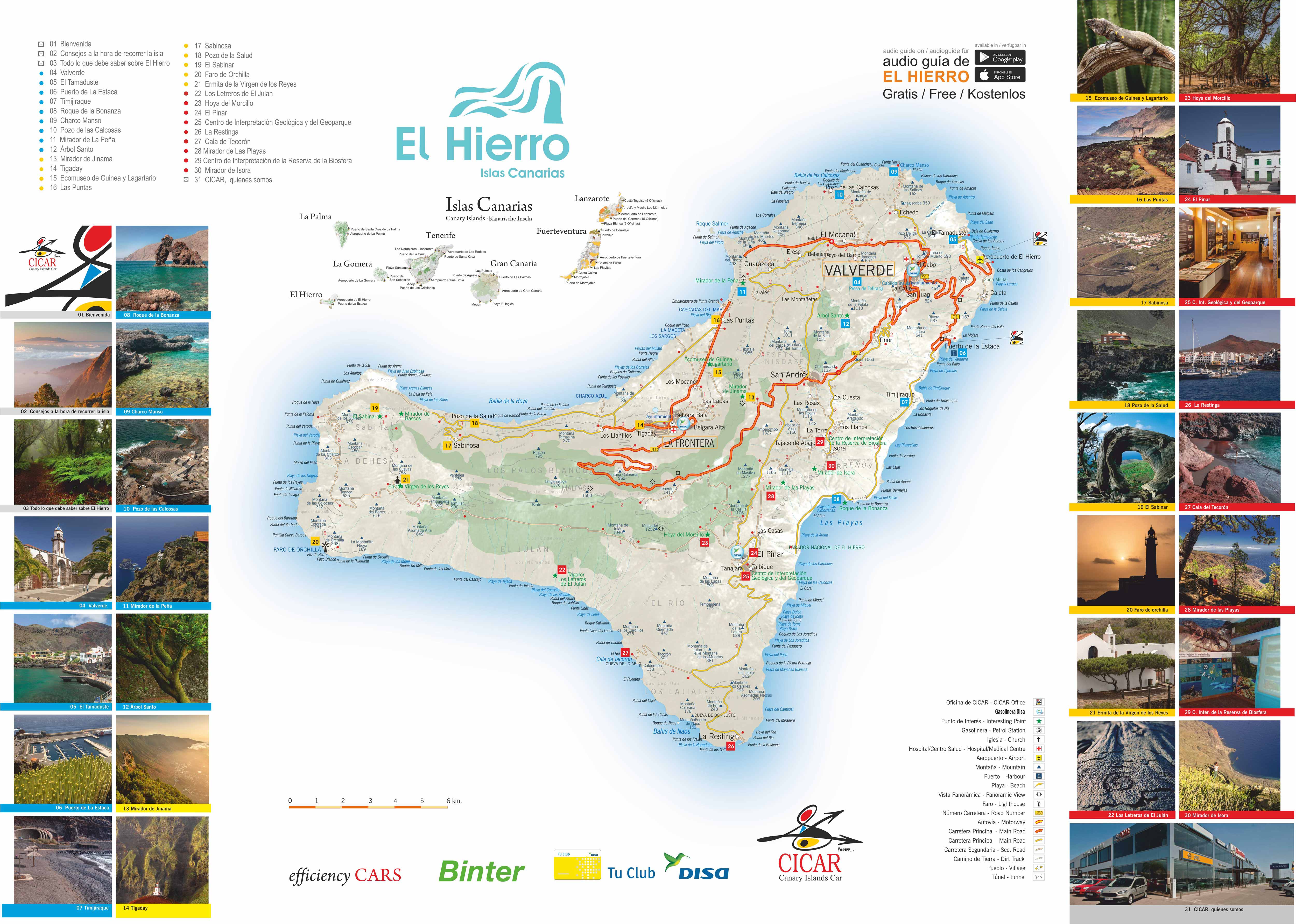 Mappa di El Hierro