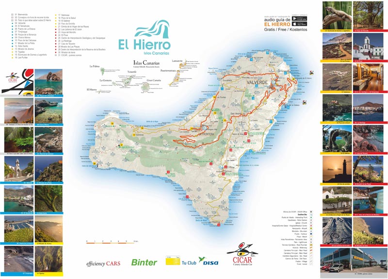 Carte El Hierro