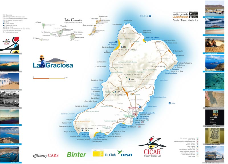 la Graciosa map