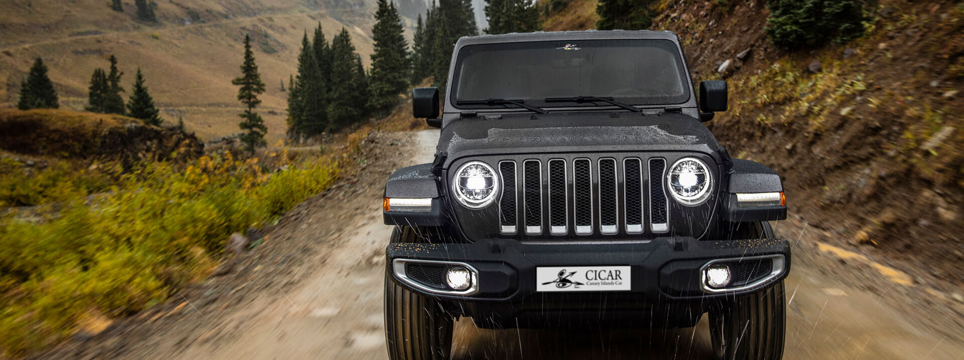 Información del coche de alquiler Jeep Wrangler 3p | CICAR