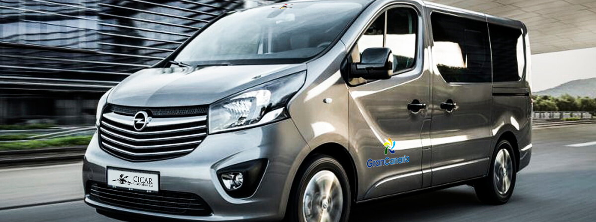 Centro comercial mediodía Dispensación Información del coche de alquiler Opel Vivaro | CICAR